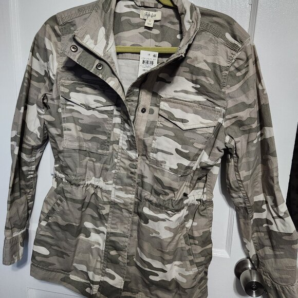 Style & Co. Jackets & Blazers - Style & Co Camo Utility Jacket
